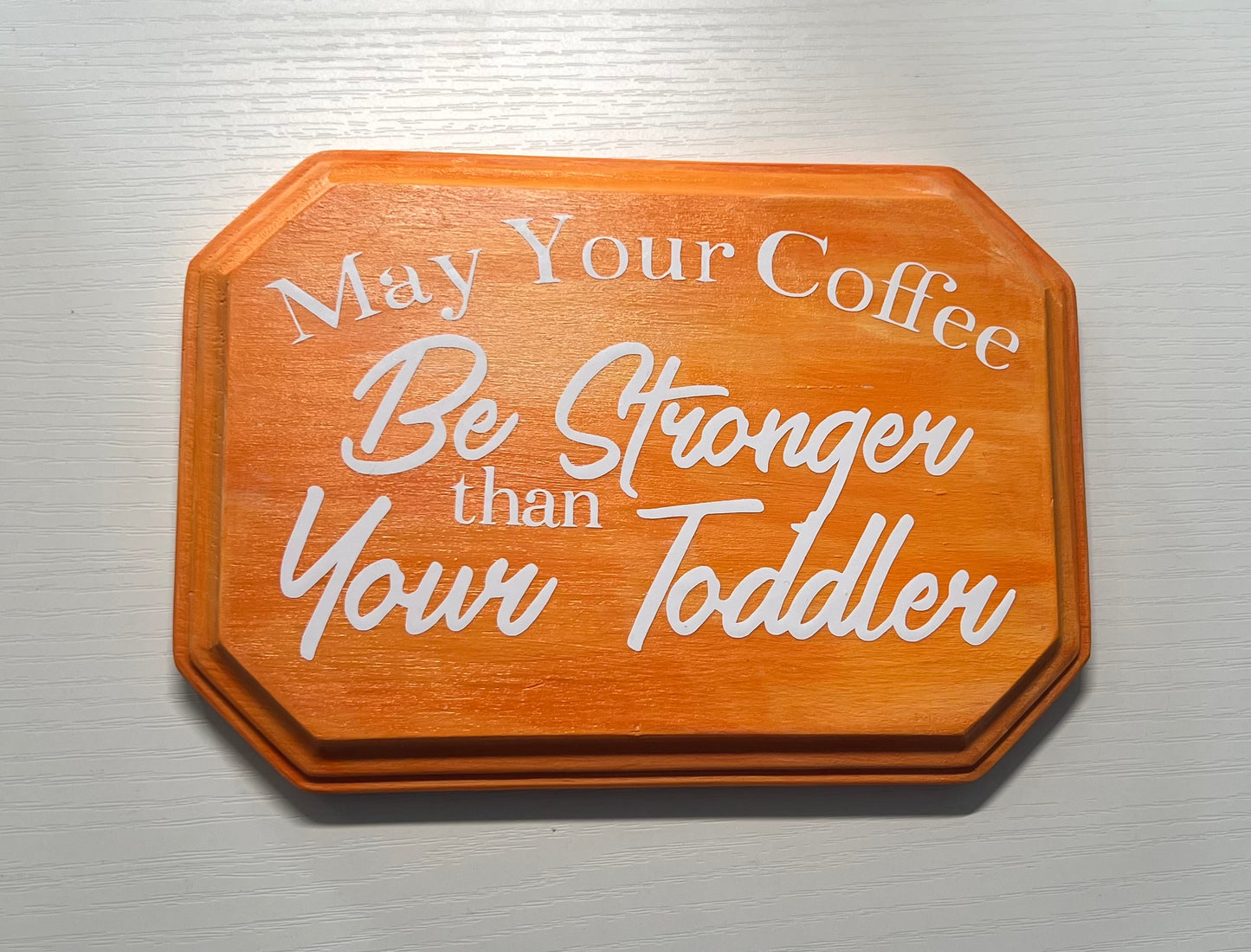 Toddler vs Coffee wall decor