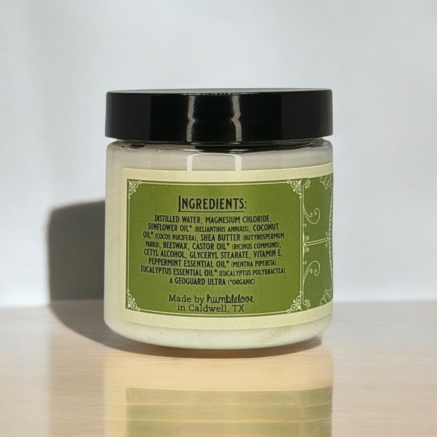 Peppermint and Eucalyptus Magnesium Body Butter