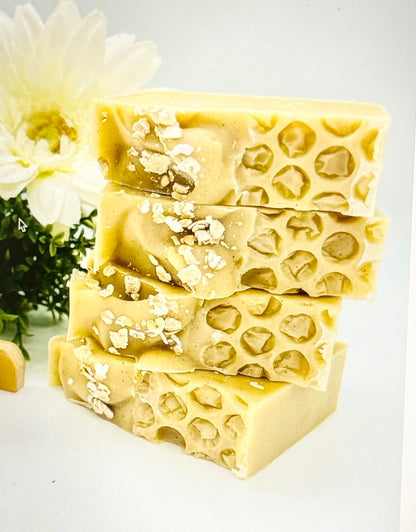 Vegan Honey Oatmeal Tumeric Soap Bar